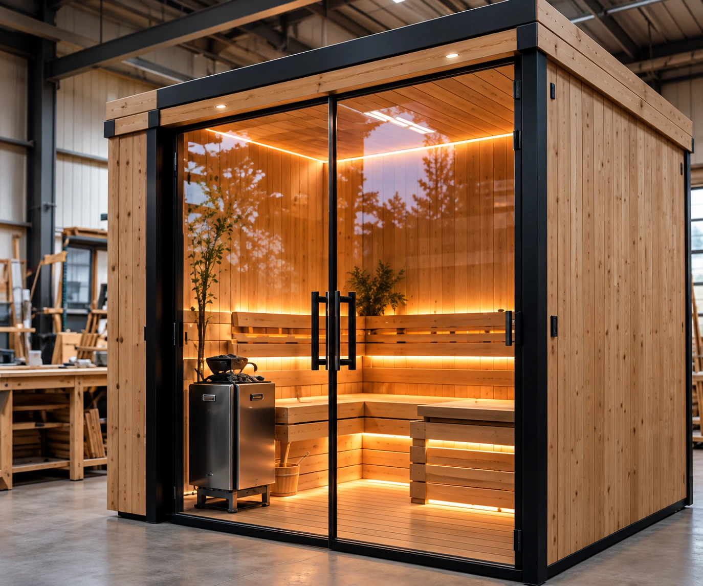 Contrôle qualité du sauna
