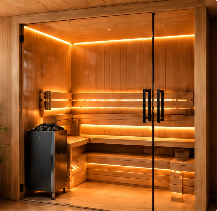 Le résultat final — un sauna unique conçu pour vous